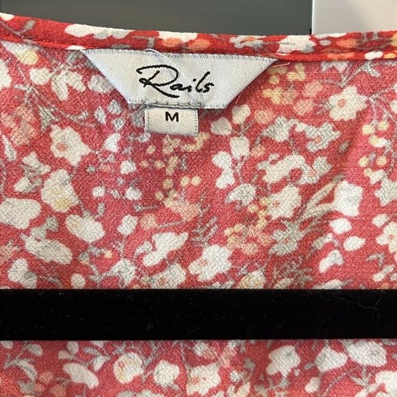 Rails Anika Floral Mini Dress Red Ditsy - Picture 6 of 10